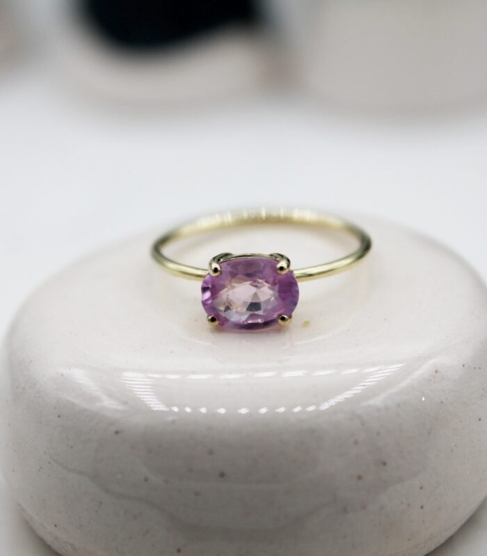 Brezilya Pembe Turmalin Yüzük