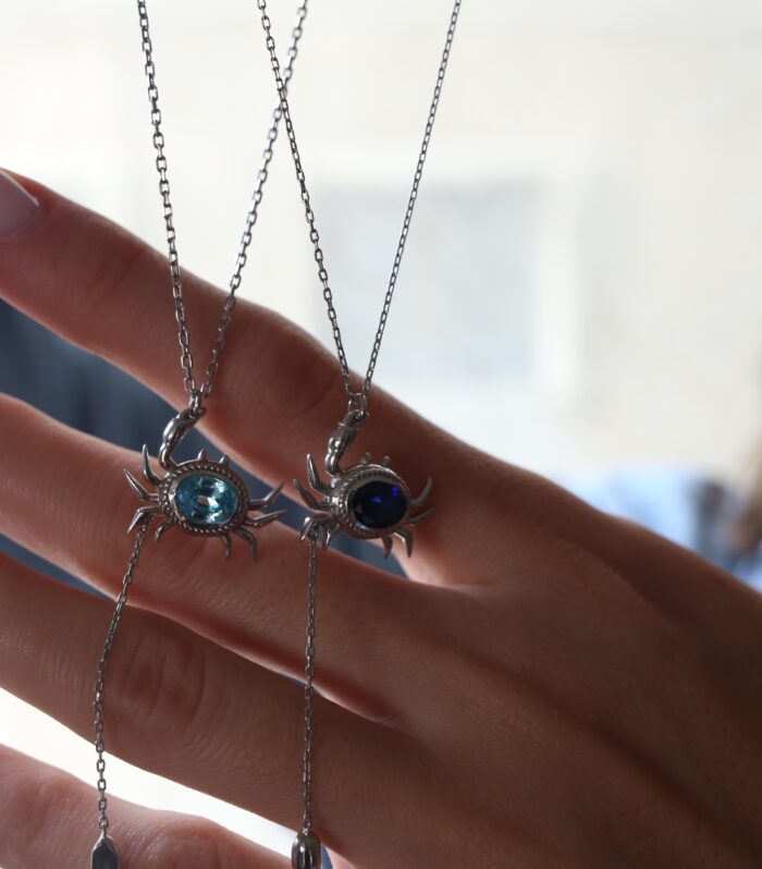 Yengeç Kolye - Doğal Taş